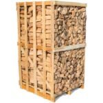 Hochwertiges Eichen-Brennholz 25cm 2 Raummeter Kammergetrocknet Auf Palette
