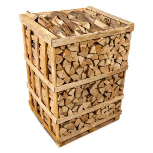 Brennholz Gigant Birken-Kaminholz Kammergetrocknet Halbe Palette 25cm