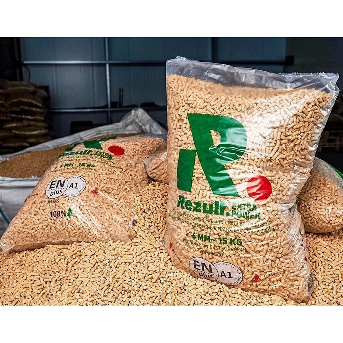 REZULT Premium Holzpellets ENplusA1, 70 x 15kg Palette – Bild 4