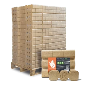 RUF Holz-Briketts 96 Packungen 10kg Palette 960kg