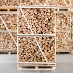 Brennholz Buche 33 cm – Palette 900 kg (kammergetrocknet, gespalten)