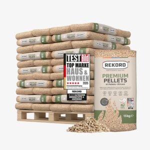 Premium REKORD Pellets A1, Sackware auf Palette (66 x 15 kg)